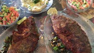 طريقة السمك المقلي