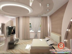 جبس غرف نوم عصري يأخذ العقل Gypsum-bedroom modern takes the mind