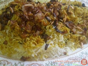 طبخات ارز رمضانية طريقة عمل مقلوبه الرز البرياني لرمضان 2014