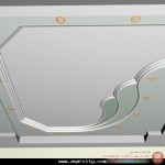 ديكورات جبس واسقف وجدران منازل جديد 2015