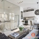 ديكورشقة صغيرة مع الجدران الزجاجية في الدول الاسكندنافية ديكورشقة صغيرة مع الجدران الزجاجية في الدول الاسكندنافية