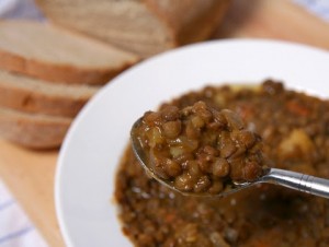 طريقه عمل العدس أبو جبة أو العدس الأسود أو الأسمر