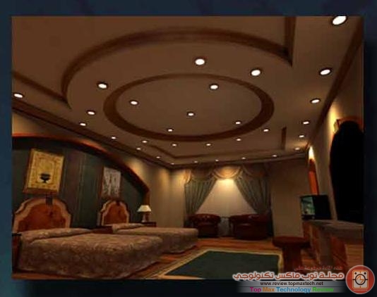 ديكورات أسقف جبسيه بأشكال وألوان مختلفه جديد 2015