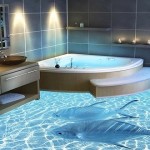 تقنيةوديكورأرضيات حمامات سيراميك 3d