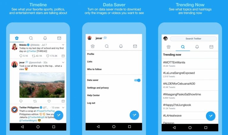 Twitter Lite أصبح متاحًا في أكثر من 45 دولة