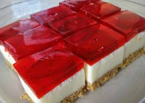 طريقة عمل تشيز كيك بارد بالجيلي