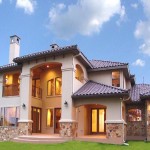 تصميمات فلل ومنازل وبيوت من الخارج واجهات بيوت وفلل 2016 بديكورات حديثة مميزة 