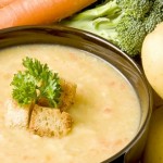 شوربة البطاطس بالجبن