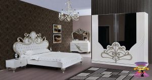 اجمل البوم غرف نوم العرسان تصميمات إضاءة أسقف وديكورات الجدران والالوان مناسبة