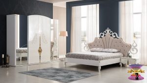 غرف نوم العرسان بتصميمات جديدة مناسبة للفلل والشقق والقصور الفخمة2020