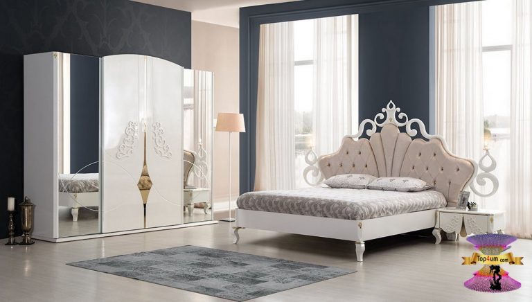غرف نوم العرسان بتصميمات جديدة مناسبة للفلل والشقق والقصور الفخمة2020