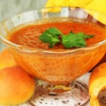 أرز بخاري باللحم وشوربة الطماطم ومهلبية قمر الدين وأومليت