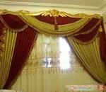 احدث تصميمات جذابة مع ستائر 2014