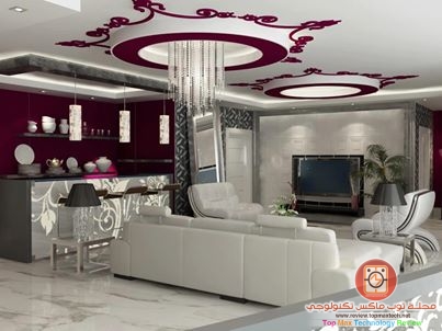   ديكورات جبس ودهانات واثاث لغرف نوم وصالات تجنن 2014