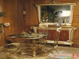 ديكورات لافخم غرف طعام 2014 احدث ديكورات 2015  اجمل غرف طعام